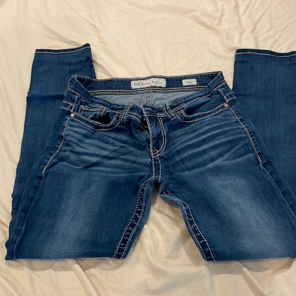 BKE blue jeans size 28L